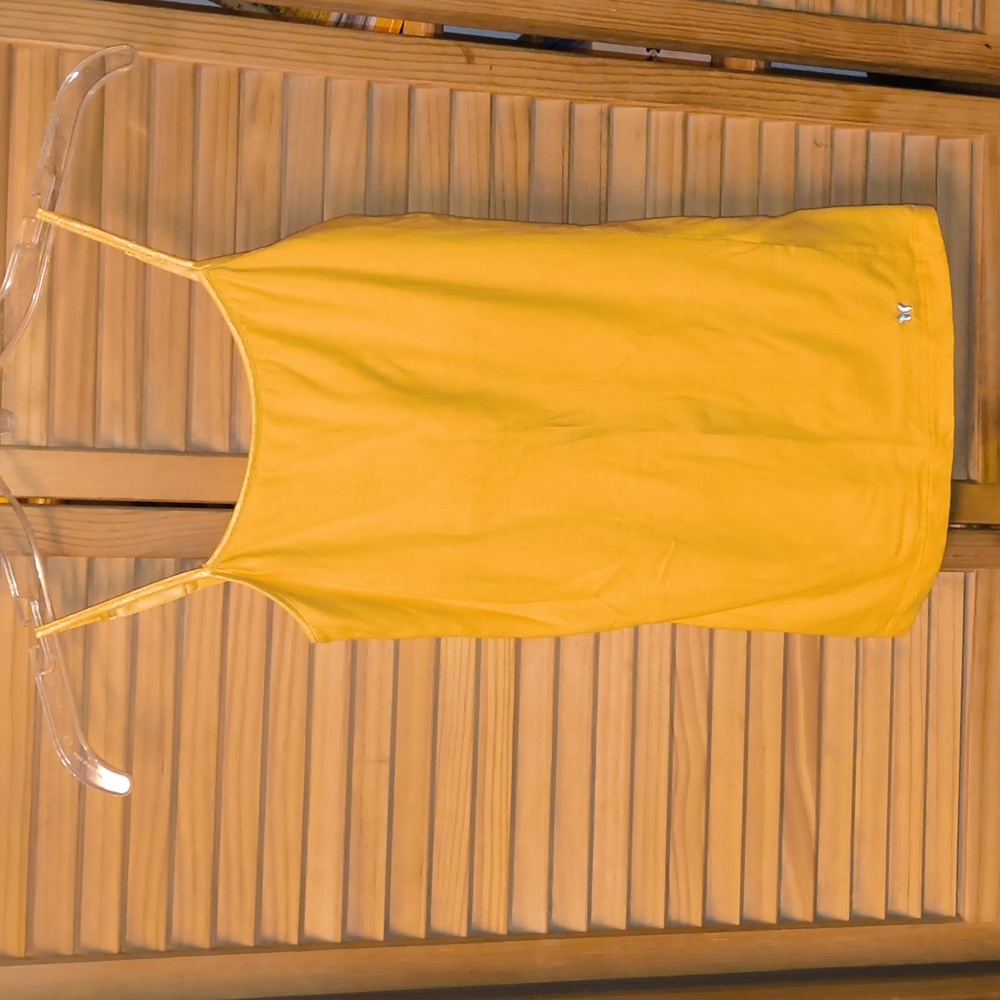 Aeropostale Brand Yellow Stretchy Fitted Tank-NWOT